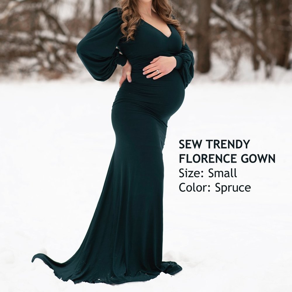 Sew Trendy Florence Maternity Gown